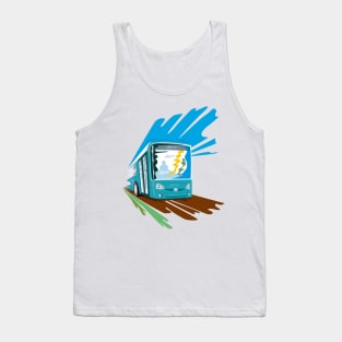 Shuttle Coach Bus Retro Tank Top